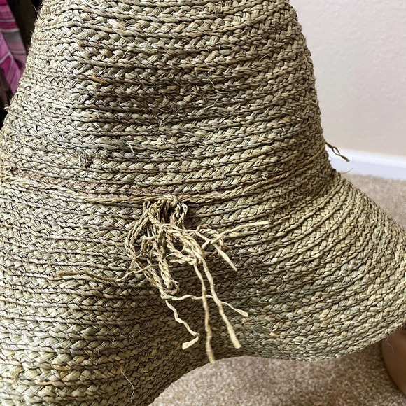 women's Straw hat large TOP Large brim packable vacation beach wear packable - Picture 6 of 8